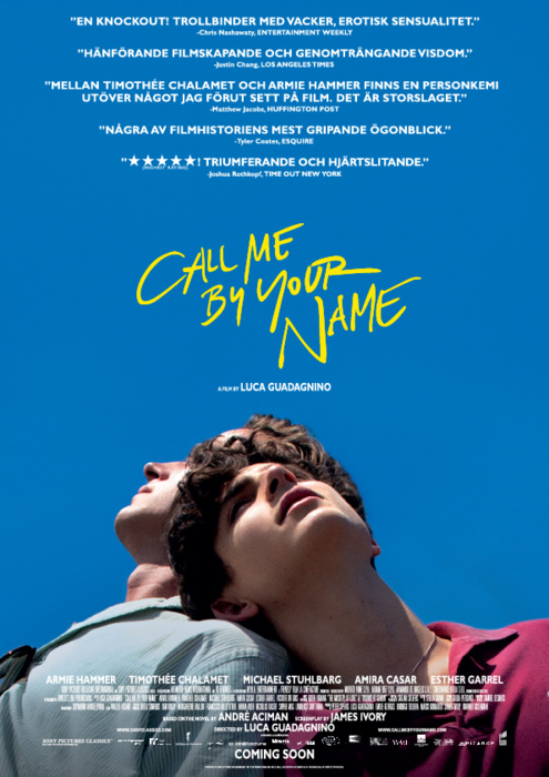 Omslag till filmen: Call Me by Your Name